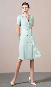 Aqua Aria Pleated Dress